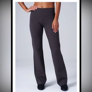 Franne Gold Gray Pull On Stretch Magic Pants Size 8